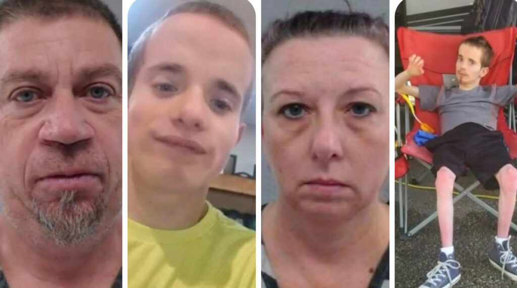 heartbreak in texas: december marie mitchell and jonathan james mitchell arrested after son, johnathan kinman, found buried behind family home near Fort Worth